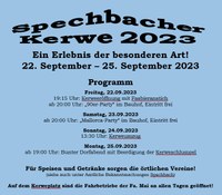 Spechbacher Kerwe 2023